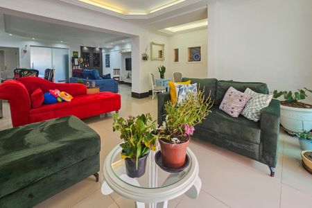 Sala de apartamento para alugar com 3 quartos, 186m² em Barra Funda, Guarujá