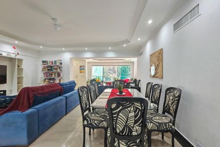 Sala de apartamento para alugar com 3 quartos, 186m² em Barra Funda, Guarujá