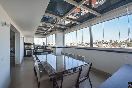 Varanda gourmet de apartamento à venda com 3 quartos, 215m² em Vila Angelina, São Bernardo do Campo