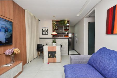 Sala de apartamento à venda com 2 quartos, 60m² em Eymard, Belo Horizonte