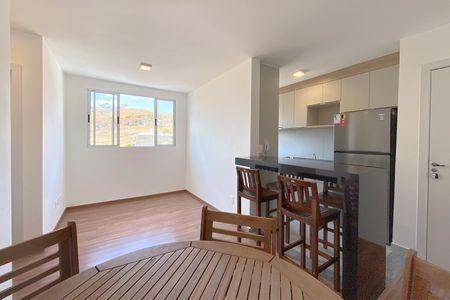 Sala de apartamento para alugar com 2 quartos, 49m² em Novo Horizonte , Belo Horizonte