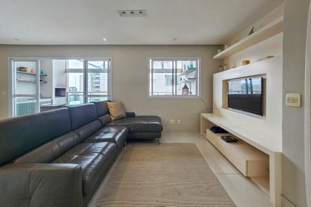 Sala de apartamento para alugar com 3 quartos, 133m² em Vila Luis Antonio, Guarujá