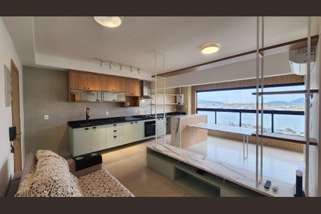 Sala de apartamento para alugar com 2 quartos, 65m² em Ponta da Praia, Santos