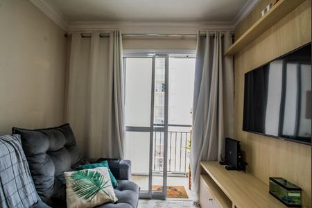 Sala de apartamento à venda com 2 quartos, 48m² em Parque Jaçatuba, Santo André