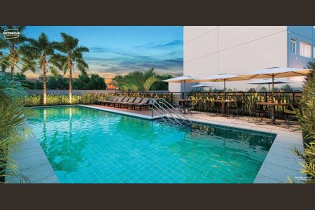 Área comum - Piscina de kitnet/studio para alugar com 1 quarto, 26m² em Conjunto Residencial José Bonifácio, São Paulo