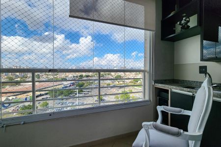 Varanda da Sala de apartamento para alugar com 1 quarto, 56m² em Jardim do Mar, São Bernardo do Campo