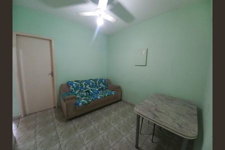 Sala de apartamento para alugar com 1 quarto, 45m² em Boa Vista, São Vicente