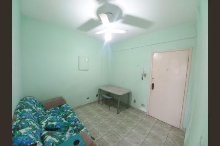 Sala de apartamento para alugar com 1 quarto, 45m² em Boa Vista, São Vicente
