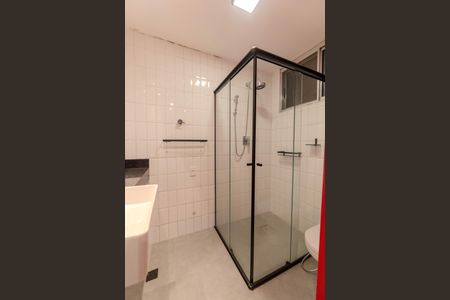 Banheiro Social de kitnet/studio à venda com 1 quarto, 31m² em Bela Vista, São Paulo