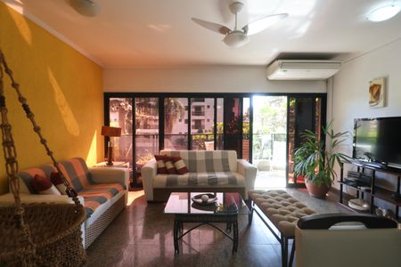 Sala de apartamento para alugar com 4 quartos, 174m² em Parque Enseada, Guarujá