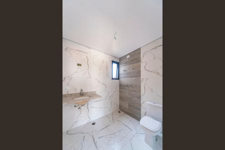 Banheiro Social de kitnet/studio à venda com 1 quarto, 110m² em Jardim Stella, Santo André