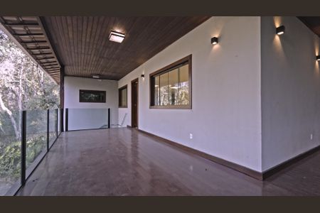 Varanda da Sala de casa de condomínio à venda com 3 quartos, 358m² em Condomínio Pasárgada, Nova Lima