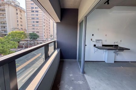 Sacada de kitnet/studio para alugar com 1 quarto, 24m² em Jardim Paulista, São Paulo