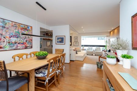 Sala de apartamento à venda com 3 quartos, 124m² em Brooklin, São Paulo