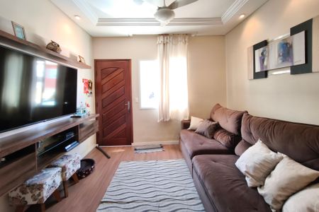 Sala de Estar de casa de condomínio à venda com 2 quartos, 65m² em Conjunto Residencial Souza Queiroz, Campinas