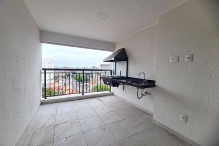 Varanda da Sala de apartamento para alugar com 2 quartos, 64m² em Jardim Independência (são Paulo), São Paulo