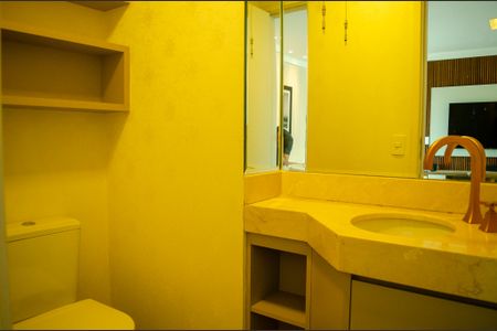 Lavabo de apartamento para alugar com 1 quarto, 60m² em Jardim Goiás, Goiânia