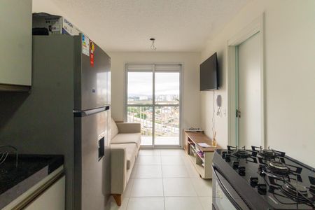 Sala/Cozinha de apartamento para alugar com 1 quarto, 28m² em Penha de França, São Paulo