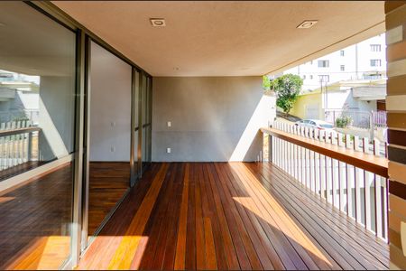 Varanda da Sala de apartamento à venda com 4 quartos, 275m² em Nova Suíça, Belo Horizonte