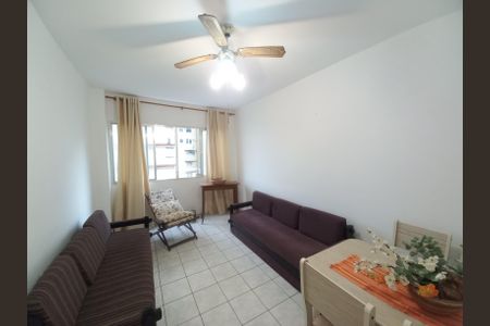 Sala de apartamento para alugar com 1 quarto, 55m² em Centro, São Vicente