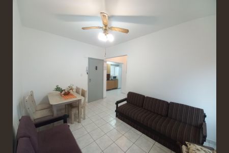 Sala de apartamento para alugar com 1 quarto, 55m² em Centro, São Vicente