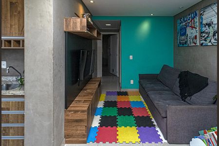 Sala de apartamento à venda com 2 quartos, 60m² em Vila Gumercindo, São Paulo