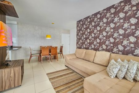 Sala de apartamento para alugar com 3 quartos, 119m² em Jardim Três Marias, Guarujá
