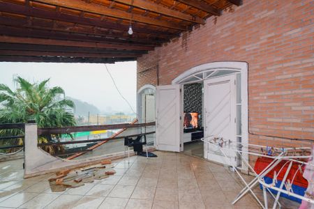 Terraço da Sala de casa à venda com 3 quartos, 279m² em Jardim Maria Rosa, Taboão da Serra
