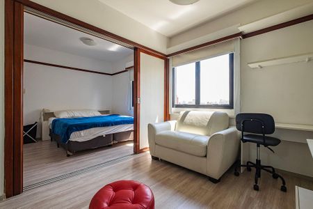 Sala/Cozinha de apartamento para alugar com 1 quarto, 32m² em Jardins, São Paulo
