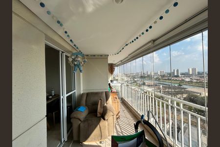 Varanda da Sala de apartamento à venda com 2 quartos, 94m² em Jurubatuba, São Paulo