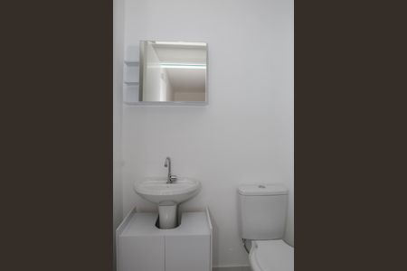 Banheiro da Suíte de apartamento à venda com 1 quarto, 32m² em Bom Retiro, São Paulo