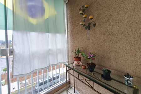 Varanda da Sala de apartamento à venda com 3 quartos, 70m² em Jardim Ipaussurama, Campinas