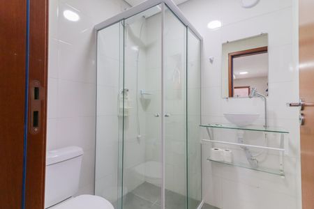 Banheiro de apartamento para alugar com 1 quarto, 31m² em Ferreira, São Paulo