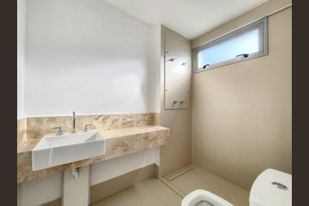 Banheiro da Suíte 1 de apartamento à venda com 2 quartos, 77m² em Funcionários, Belo Horizonte