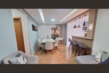 Sala de apartamento à venda com 2 quartos, 63m² em Arvoredo, Contagem