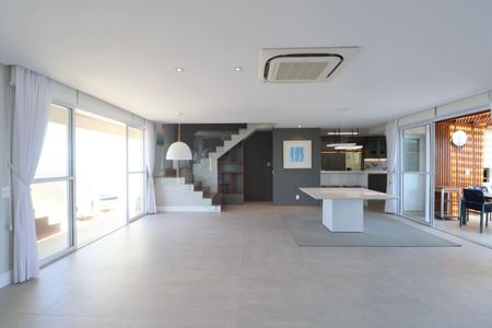 Sala de apartamento para alugar com 4 quartos, 300m² em Parque Enseada, Guarujá