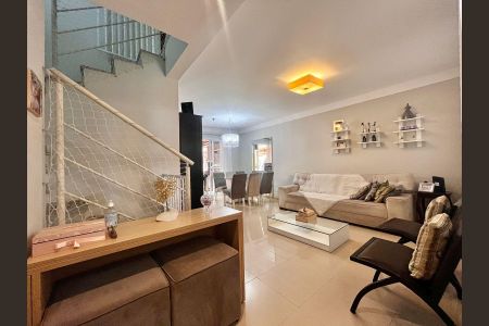 Sala de casa de condomínio à venda com 3 quartos, 133m² em Chácara Primavera, Campinas