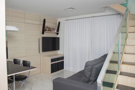 Sala de apartamento à venda com 2 quartos, 120m² em Paraíso, Belo Horizonte