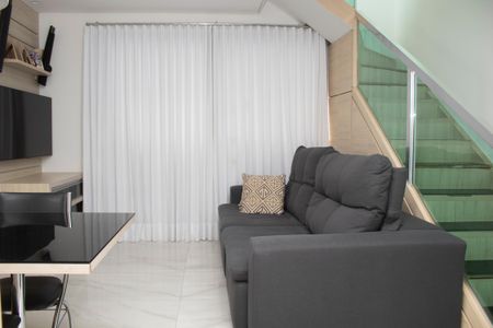 Sala de apartamento à venda com 2 quartos, 120m² em Paraíso, Belo Horizonte