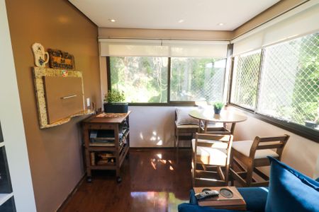 Varanda da Sala de apartamento à venda com 2 quartos, 74m² em Menino Deus, Porto Alegre