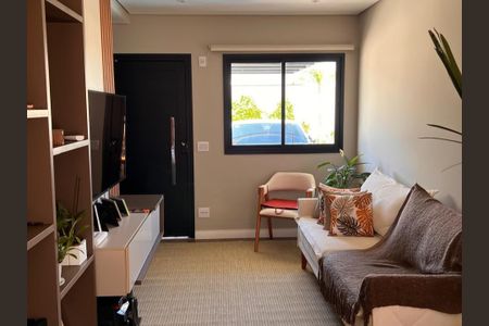 Sala de casa de condomínio à venda com 2 quartos, 95m² em Parque Taquaral, Campinas