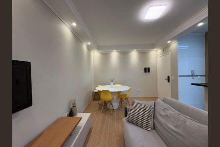 Sala de apartamento à venda com 3 quartos, 120m² em Vila Vilma, Santo André