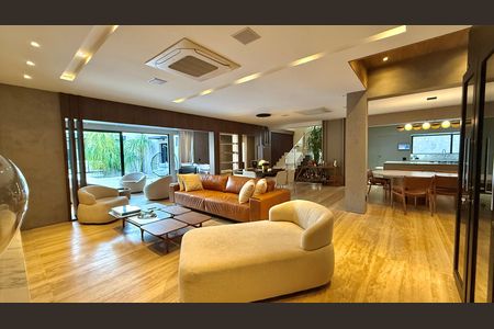 Sala de casa de condomínio à venda com 4 quartos, 500m² em Jardim Paulista, Barueri