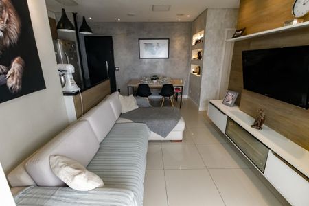 Sala de apartamento à venda com 2 quartos, 63m² em Fazenda Morumbi, São Paulo