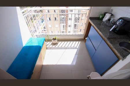 Varanda da Sala de apartamento à venda com 2 quartos, 55m² em Vila Ema, São Paulo