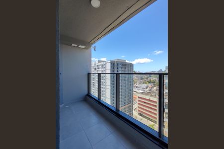 Varanda da Sala de apartamento à venda com 3 quartos, 63m² em Santo Cristo, Rio de Janeiro