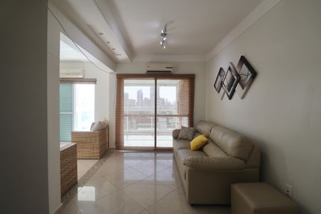 Sala de apartamento para alugar com 3 quartos, 185m² em Jardim Tres Marias, Guarujá