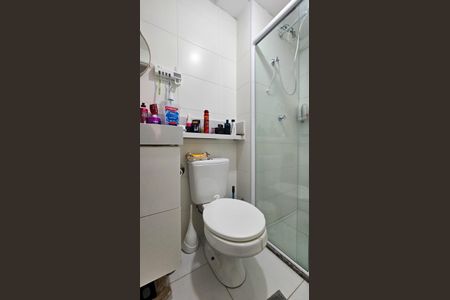 Banheiro da Suíte de kitnet/studio para alugar com 1 quarto, 27m² em Jardim Cidalia, São Paulo