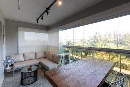 Varanda da Sala de apartamento à venda com 3 quartos, 131m² em Fazenda São Quirino, Campinas