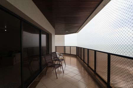 Varanda de apartamento para alugar com 4 quartos, 260m² em Jardim Asturias, Guarujá